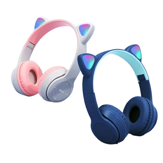 Cat Ear headphones on a white background 